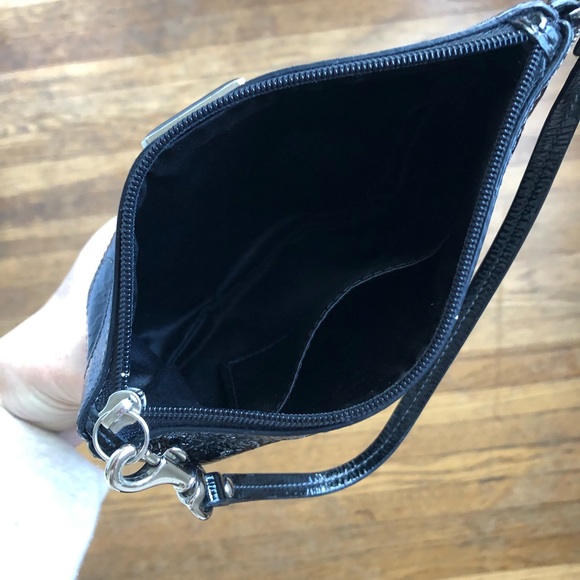 COACH Wristlet - Black Patent Leather - Picture 2 of 2